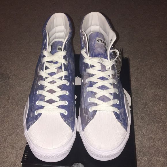 Vision Street Wear Canvas Hi Steve Aoki SA Dim Mak VSW Shoes Sneakers Mens Sz 12 - Picture 2 of 11